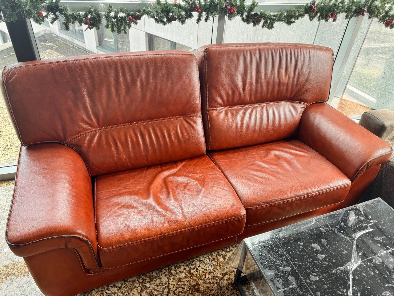 Sofa bank banken, Ophalen, Driepersoons, Zo goed als nieuw, Rechte bank