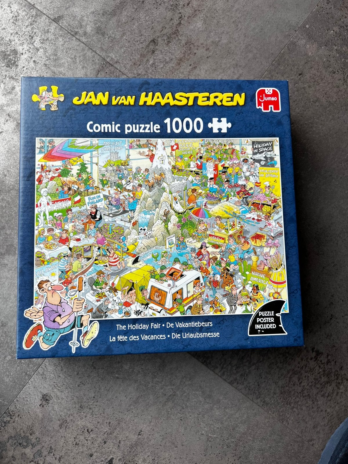 Jan van Haasteren 1000, Ophalen of Verzenden, 500 t/m 1500 stukjes, Zo goed als nieuw