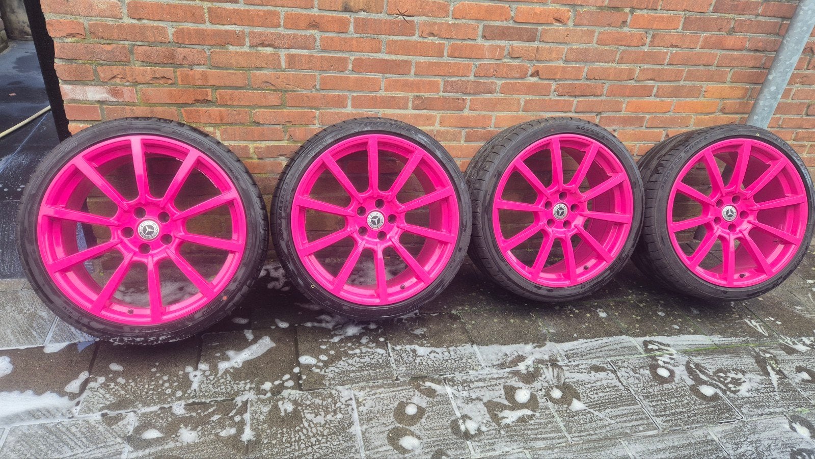 Barbie Wheels breedset (inruil mogelijk), Gebruikt, Banden en Velgen, Ophalen of Verzenden, 20 inch