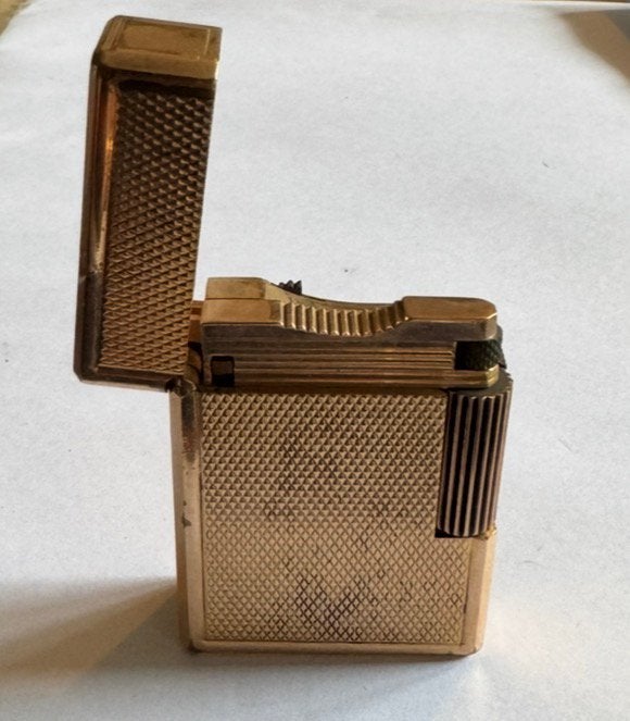 Prachtige Vintage S.T. Dupont Parijs Aansteker – Verguld, Ophalen of Verzenden, Zo goed als nieuw