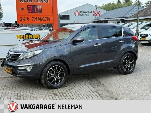 KIA Sportage 2.0 CVVT 163pk Automaat. X-clusive rijklaarprij, Auto's, Gebruikt, Zwart, 4 cilinders, 163 pk