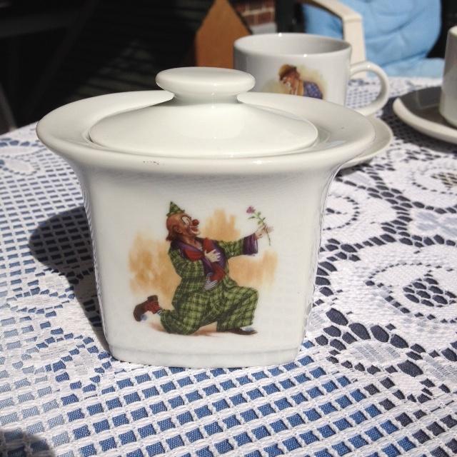 Roomstelletje met kop en schotel, Verzenden, Zo goed als nieuw, Overige stijlen, Kop(pen) en/of Schotel(s)