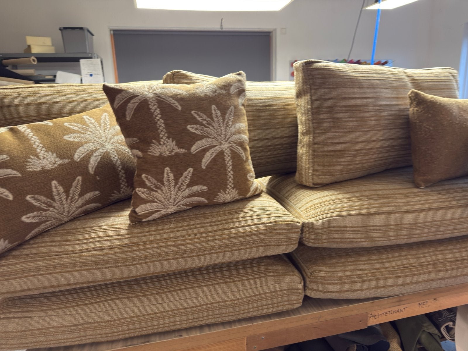 Stoffering aangeboden voor u caravan / boot of tuin kussens!, 120 cm of meer, Nieuw, Ophalen of Verzenden, Katoen
