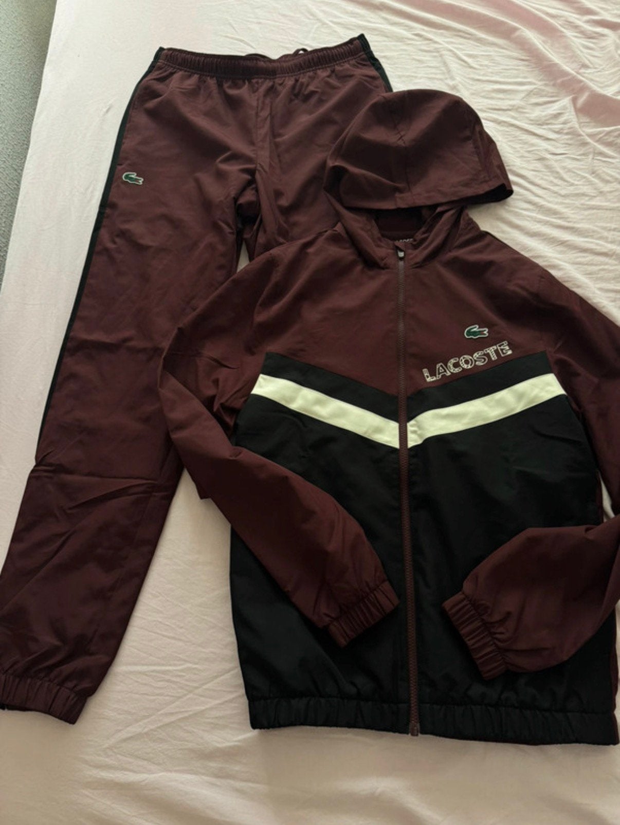 Lacoste trainingspak, Kleding | Dames, Sportkleding, Ophalen of Verzenden, Zo goed als nieuw, Zwart, Overige typen