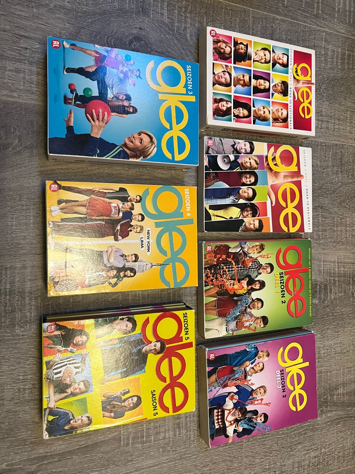 Glee DVD Boxsets - Seizoen1, 2, 3, 4, 5, Nederlands, Drama, Ophalen of Verzenden, Gebruikt