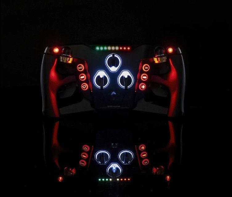 VPG Stealth Sim Racing Stuur – Nieuwstaat – Inclusief Spacer, Computers en Software, Ophalen, Zo goed als nieuw, Vpg