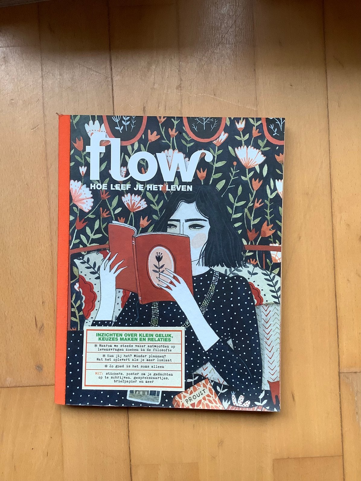 Flow magzine boek : Hoe leef je het leven, incl. goodies, Ophalen of Verzenden, Zo goed als nieuw