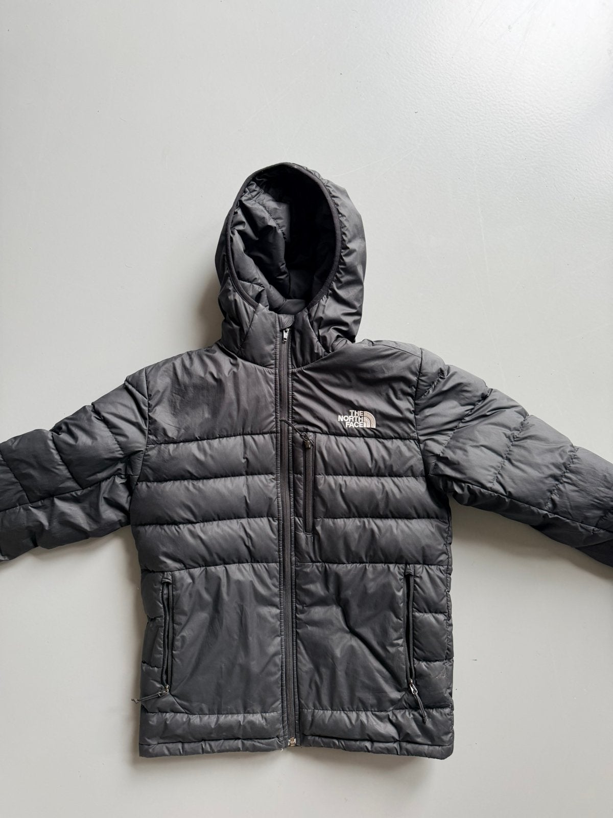 The North Face Puffer Jas Zwart - Maat XS, Ophalen of Verzenden, Zo goed als nieuw, Maat 46 (S) of kleiner, Zwart