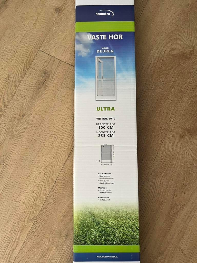 HAMSTRA Vaste hordeur Ultra wit 100x235 cm, Ophalen, Zo goed als nieuw, Wit