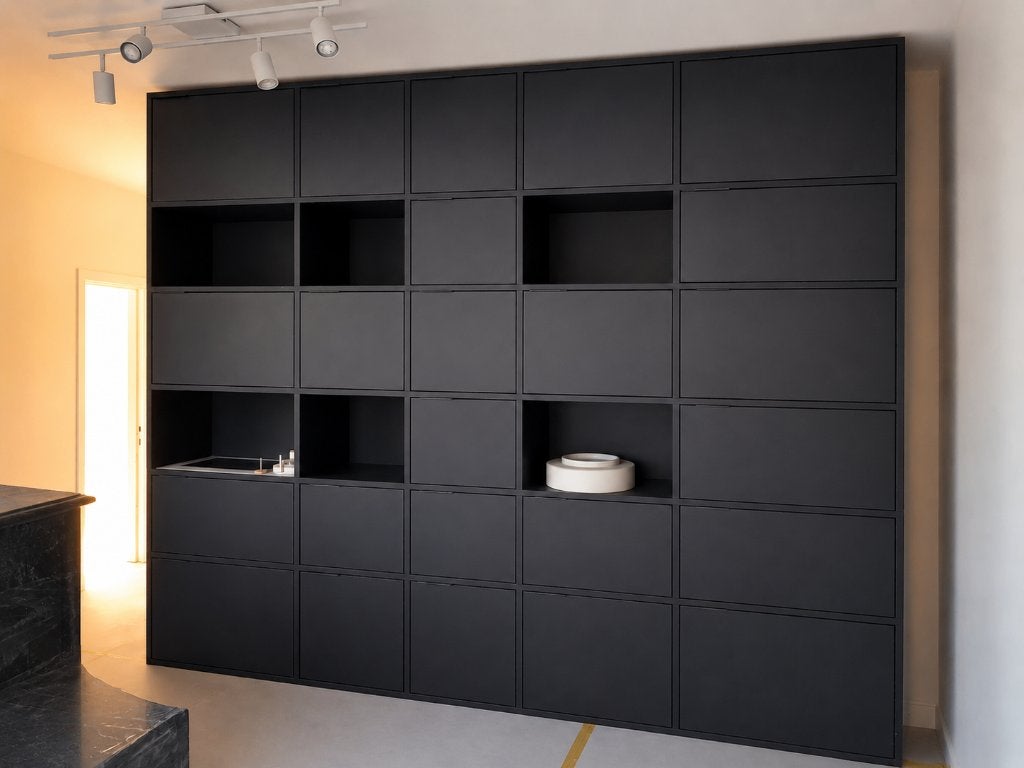 Grote Tylko design kast 225cm – nieuwprijs €4.700, Ophalen, Met deur(en), 200 cm of meer, Modern, scandinavisch, minimalistisch