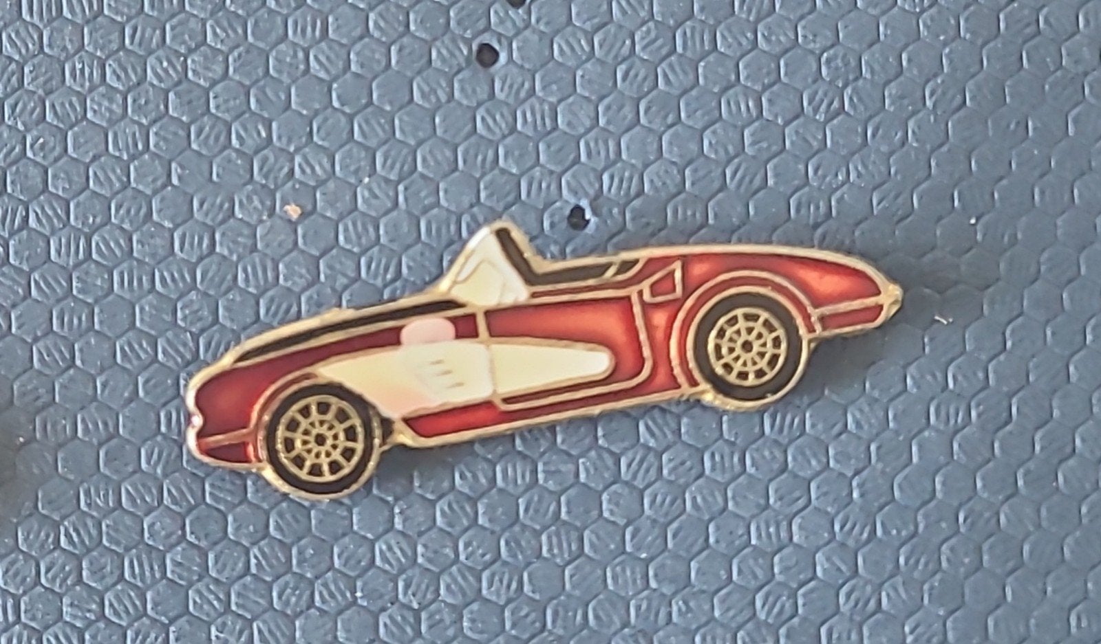 Vintage Oldtimer Pin - Rode Sportwagen, Verzenden, Gebruikt, Auto's