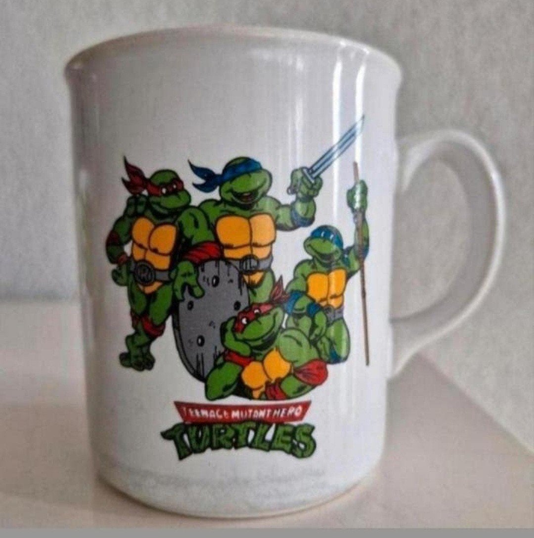 Beker Teenage Mutant Hero Turtles, Ophalen of Verzenden, Zo goed als nieuw, Overige stijlen, Kop(pen) en/of Schotel(s)