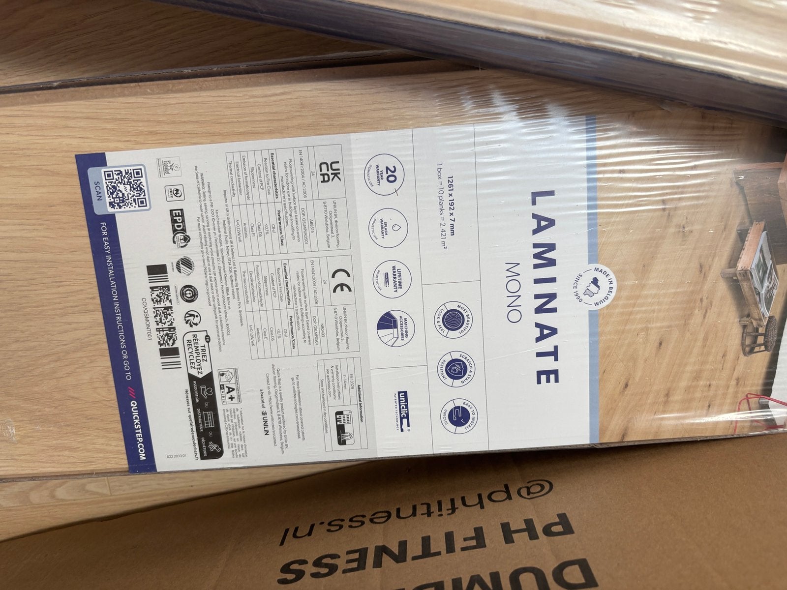 Laminaat gratis, Ophalen, 50 tot 150 cm, Nieuw, Minder dan 5 m²