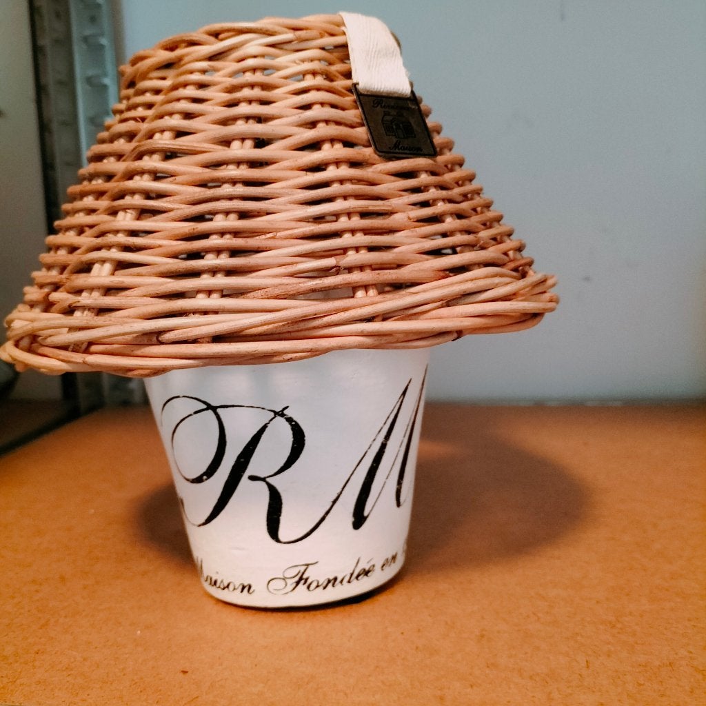 Woonaccessoires Rivera Maison, Ophalen, Zo goed als nieuw, Rond, Riet