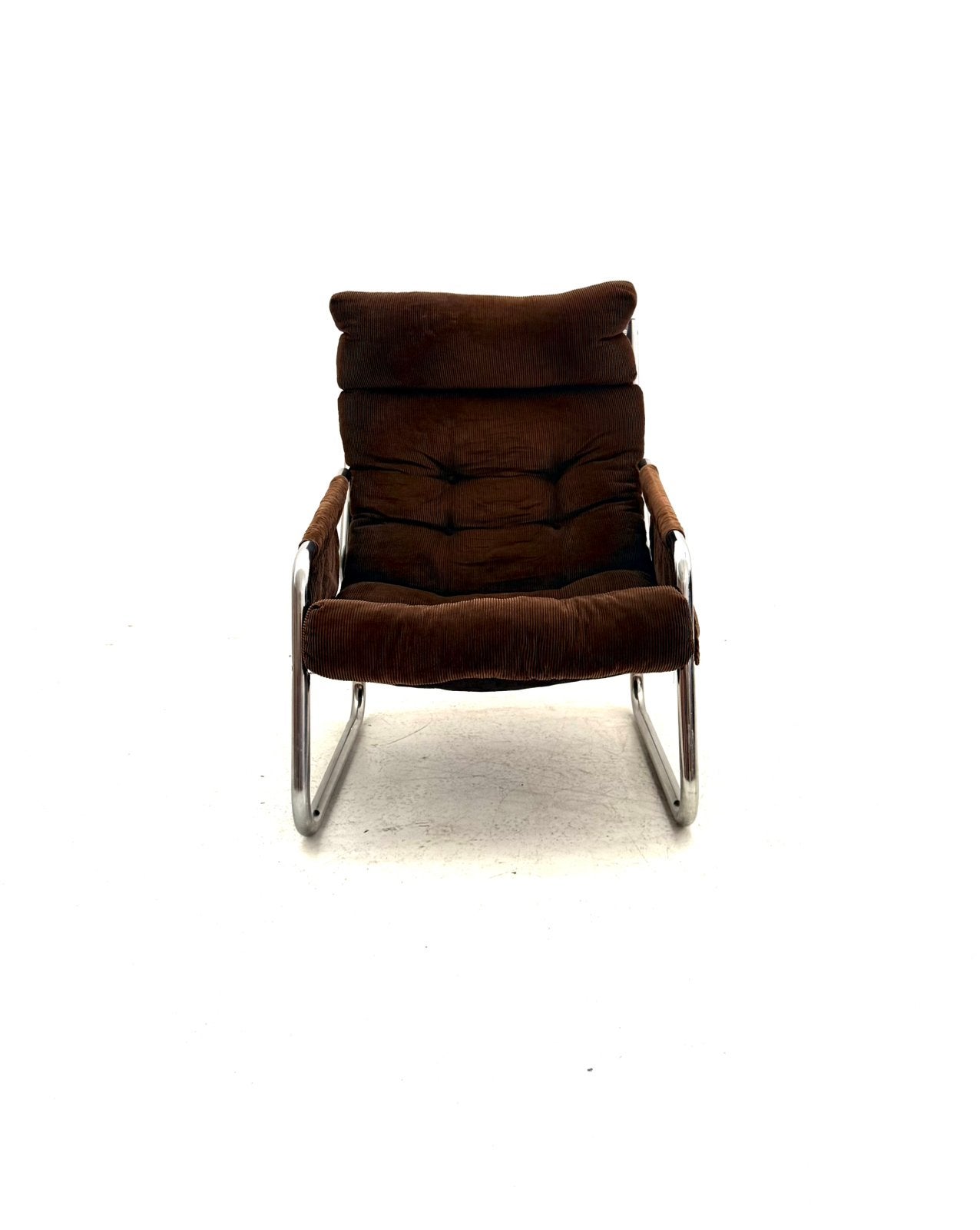 Vintage buisframe fauteuil, Gillis Lundgren, Ikea ‘70, Ikea, Ikea, Ikea, Ophalen of Verzenden