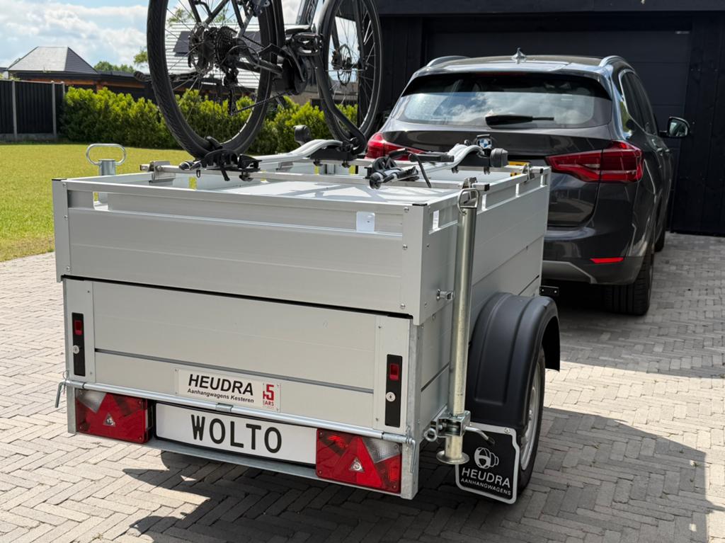 huur vakantie aanhanger Bagagewagen Anssems fietsendrager, Ophalen