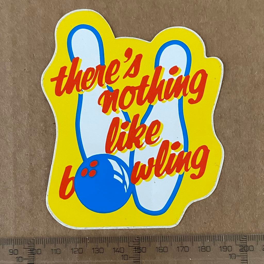 sticker bowling, Verzenden, Zo goed als nieuw