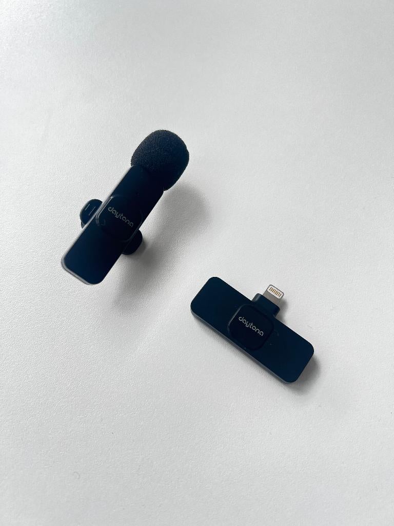Wireless Lavalier Clip-on Microfoon voor Smartphone, Ophalen, Zo goed als nieuw, Overige typen