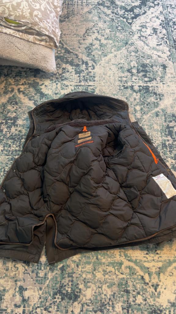 Parajumpers jas - Donkergroen/Zwart, Ophalen of Verzenden, Gedragen, Maat 48/50 (M), Groen