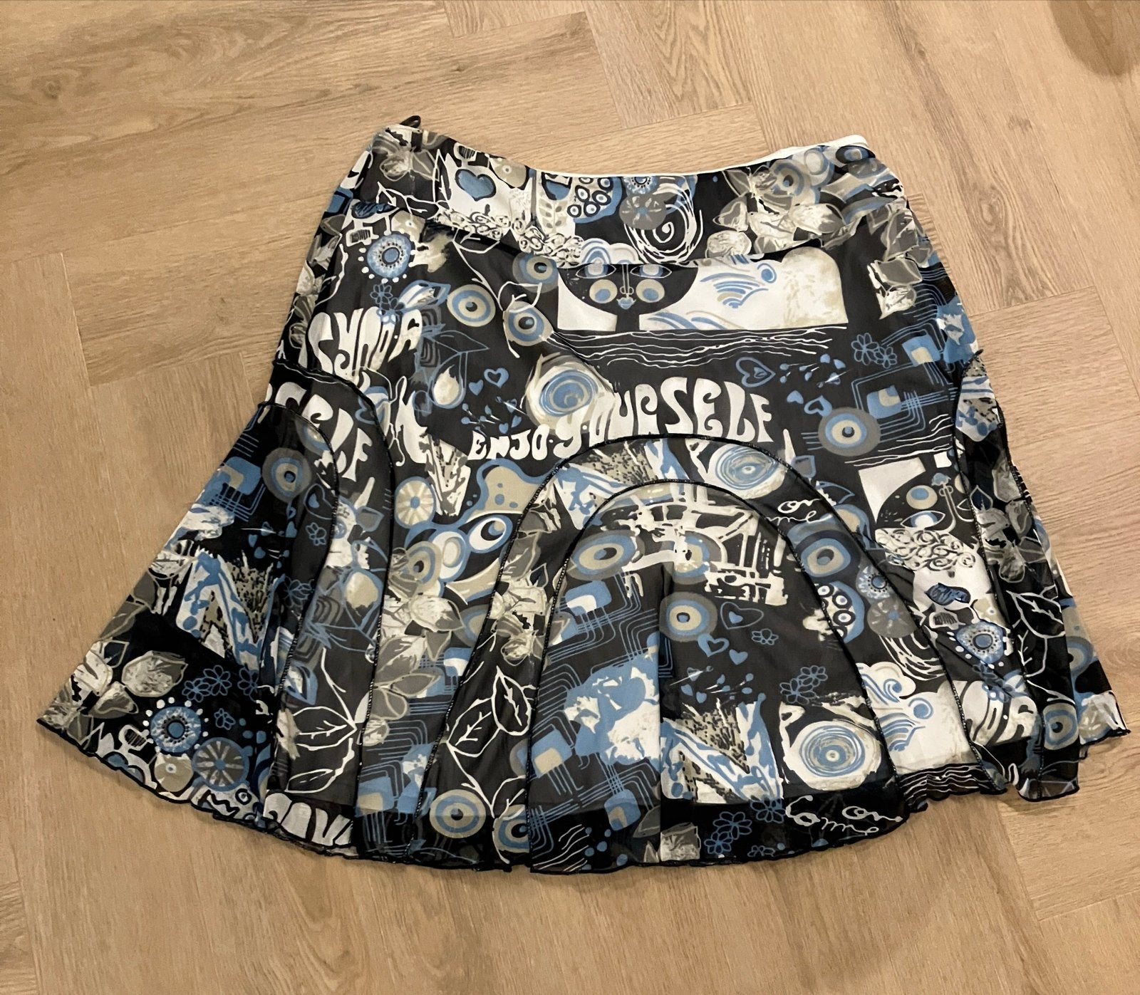 SoSoire rok met print, maat 44, Kleding | Dames, Meerkleurig, Maat 42/44 (L), Ophalen of Verzenden, Zo goed als nieuw
