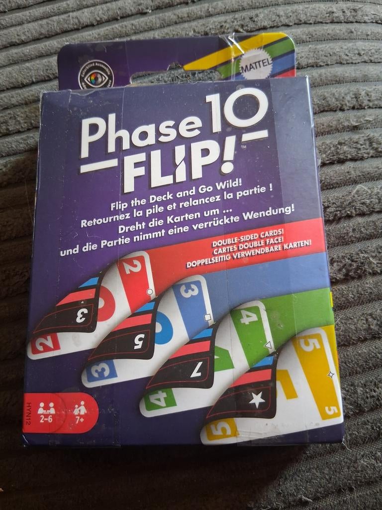 Phase 10 Flip!, Hobby en Vrije tijd, Ophalen of Verzenden, Zo goed als nieuw