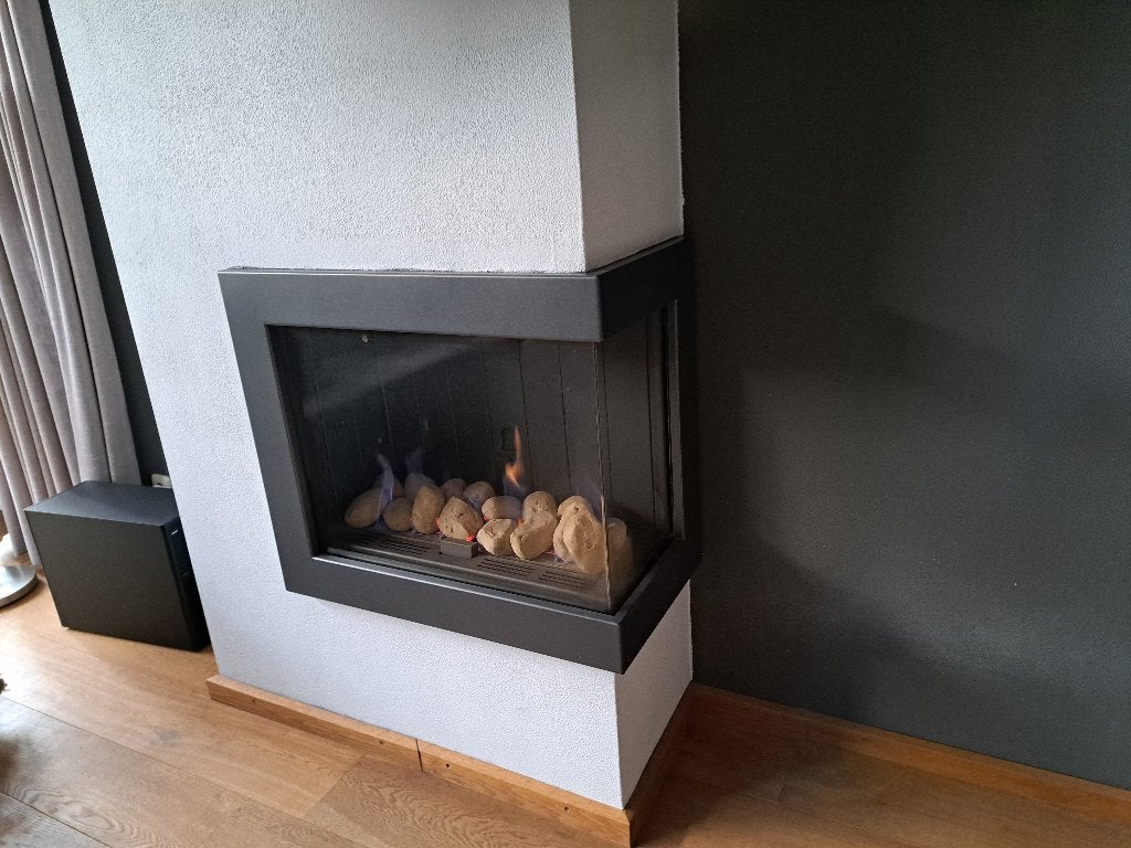 Dichte gashaard Bellfires, Ophalen, Gebruikt, Inbouwhaard, Gashaard