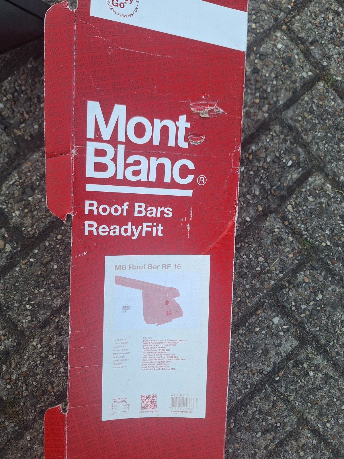 Mont Blanc ReadyFit RF 16 Dakdragers, Auto diversen, Dakdragers, Ophalen of Verzenden, Zo goed als nieuw