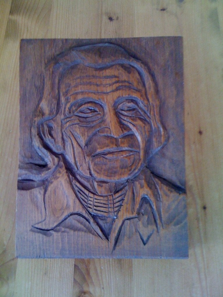 houtsnijwerk, Houtsnijwerk, Ophalen of Verzenden, Handgemaakt, Hout