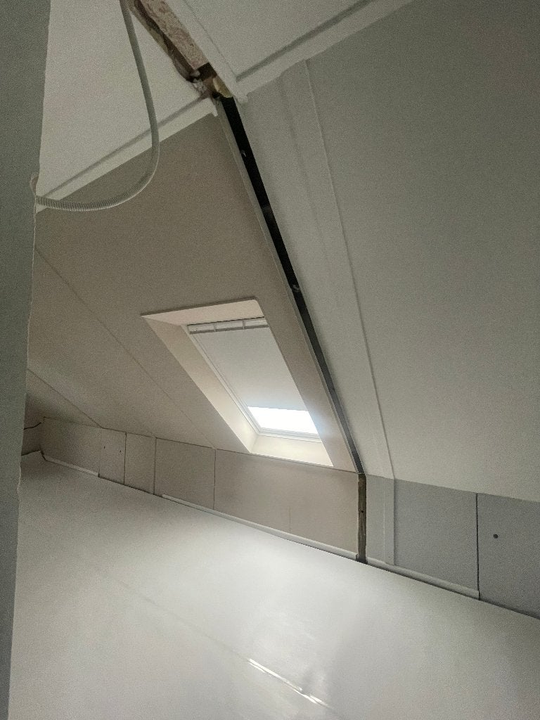 VELUX Kunststof Dakraam GGU PK10 (94x160) COMPLEET + Gordijn, Kunststof, Gebruikt, Raamkozijn, Inclusief glas