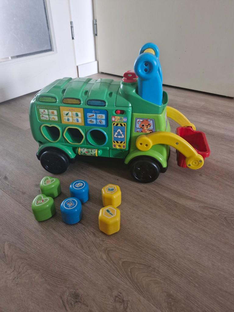VTech Recycle Truck met sorteerfunctie en geluid, Ophalen, Gebruikt, Ontdekken, Met geluid