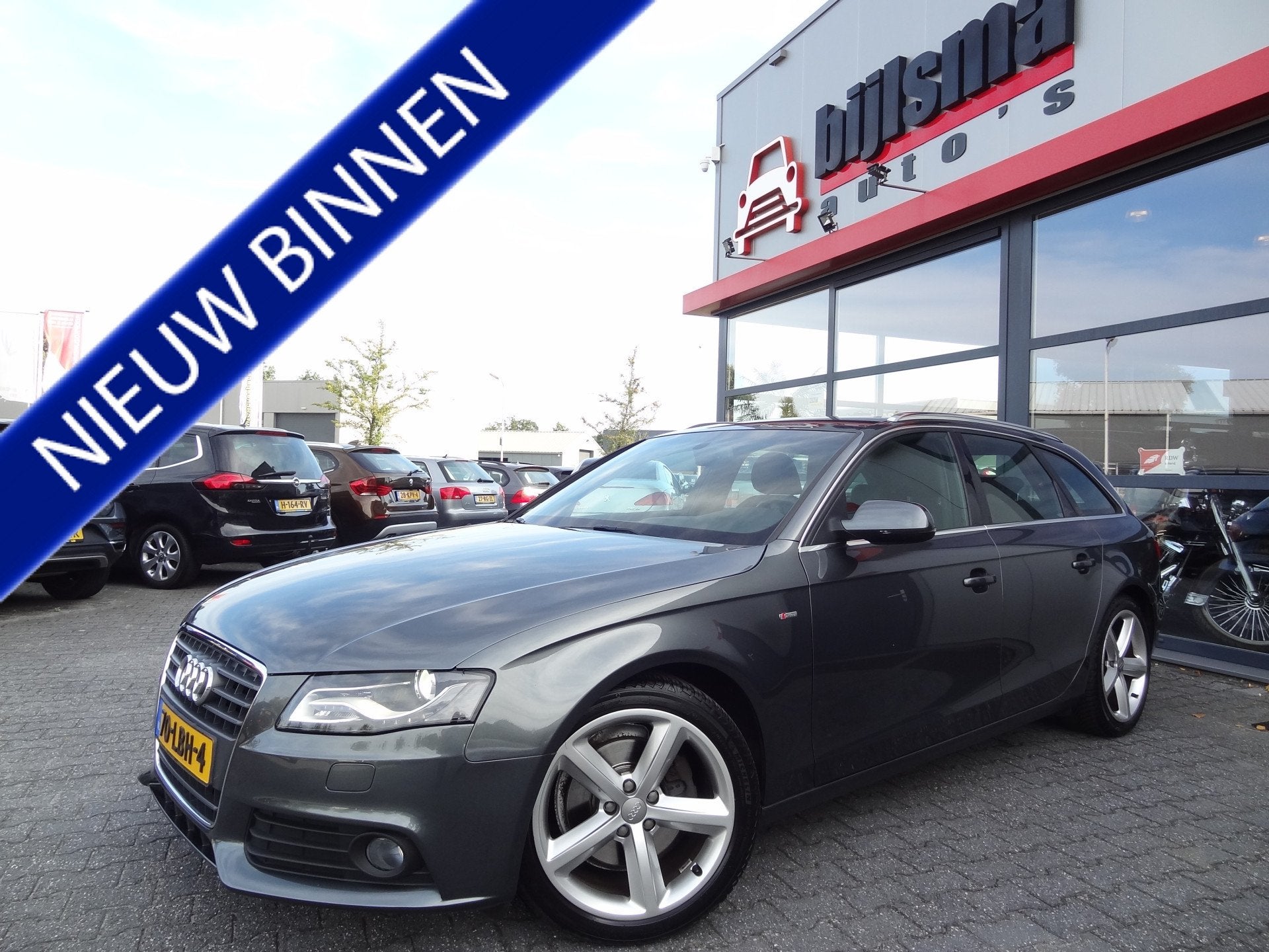Audi A4 1.8 | 2X S-LINE | NL-AUTO | NAVI | CRUISE | LMV |, Auto's, Euro 5, 1490 kg, Gebruikt, Zwart