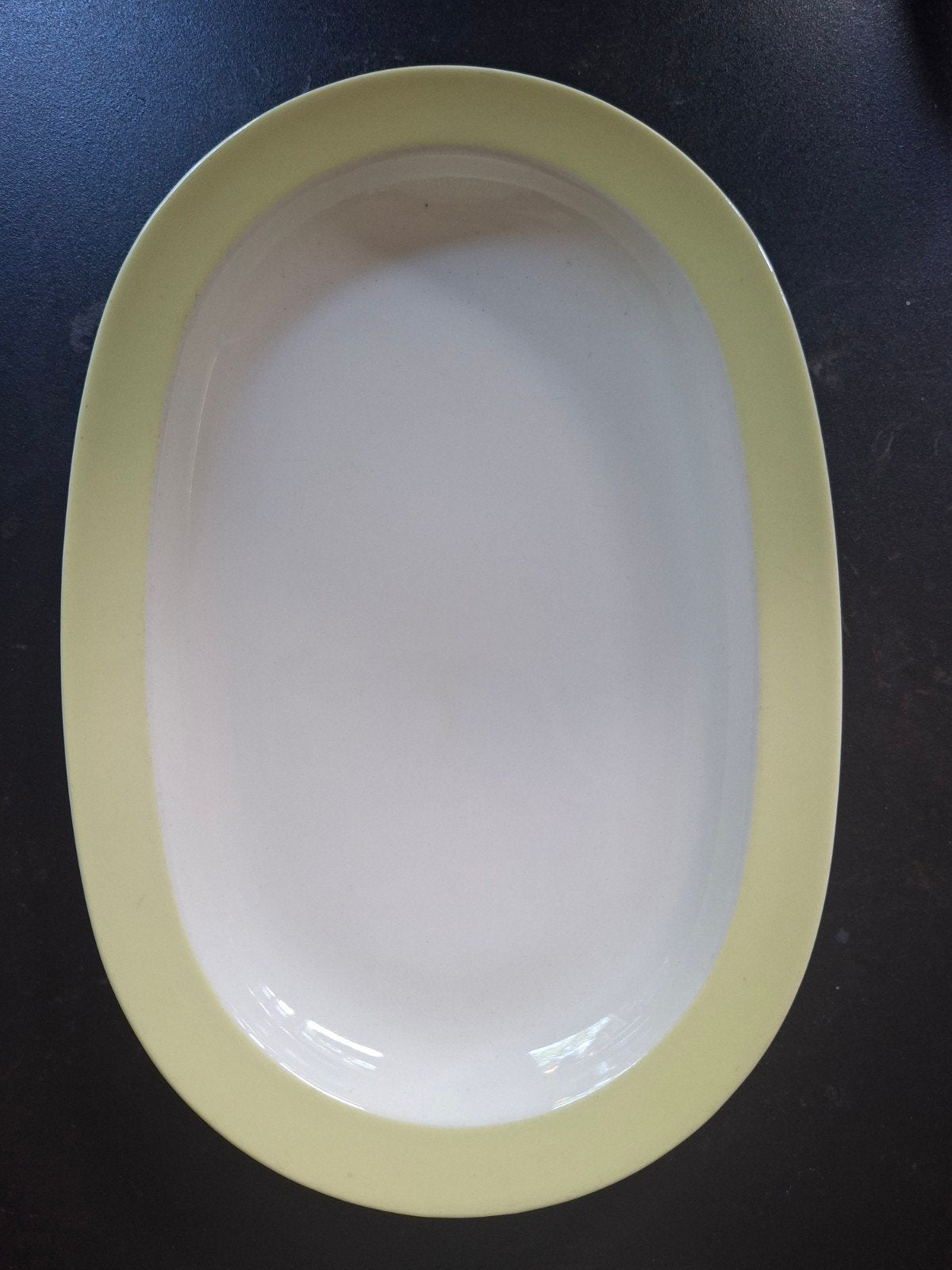 Vintage Royal Sphinx serveerschaal pastelgeel33cm (jaren 50), Ophalen of Verzenden