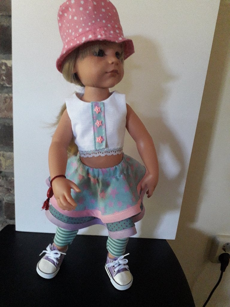 kleding voor Götz doll Hannah en happy kidz 50 cm., Ophalen of Verzenden, Nieuw, Fashion Doll