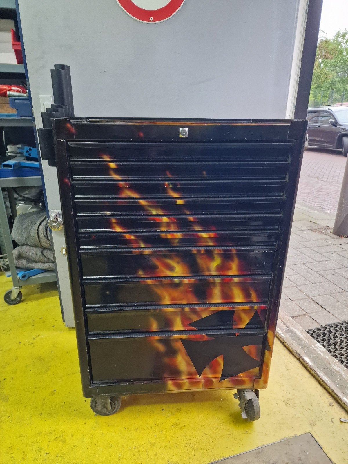 Gereedschap kar Mac Tools, Ophalen, Gebruikt