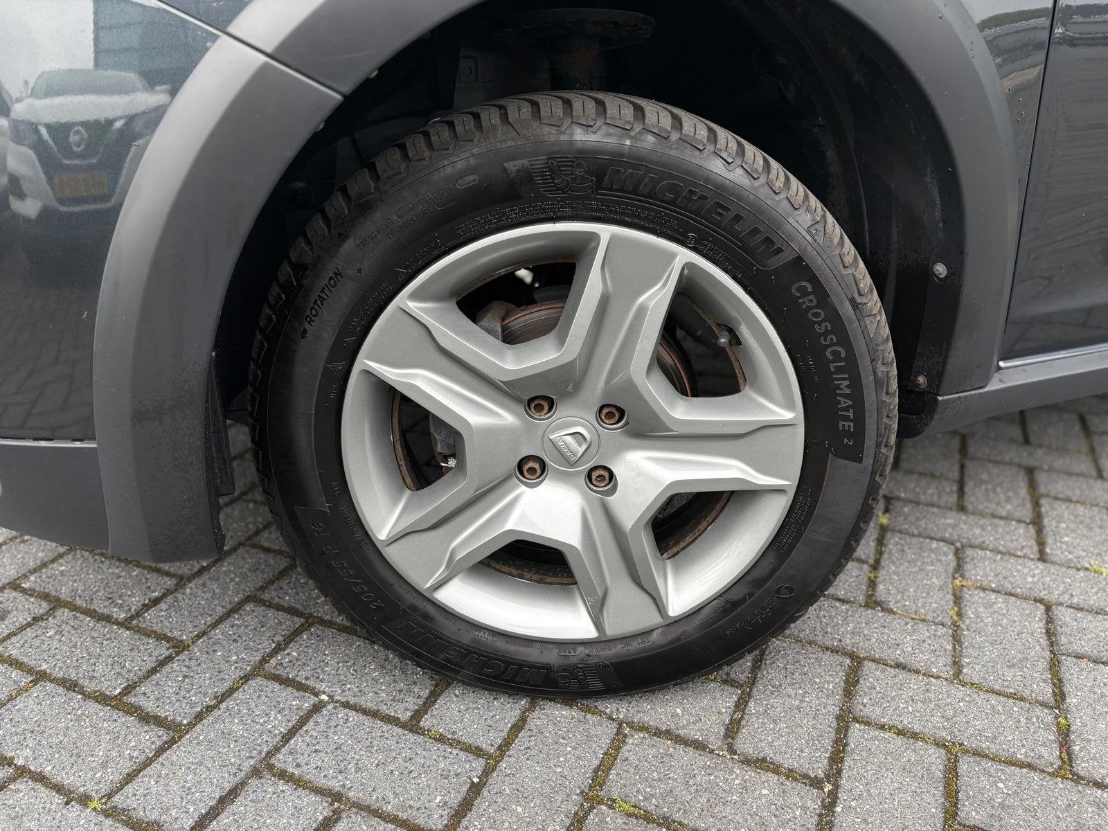 Dacia Sandero 1.0 TCe Stepway Plus | Airco | Cruise | Navi |, Stof, Gebruikt, 100 pk, Origineel Nederlands