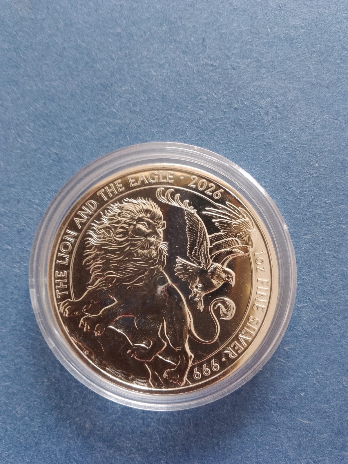 Lion and Eagle 2026 1 oz zilver, Ophalen of Verzenden, Overige landen, Zilver