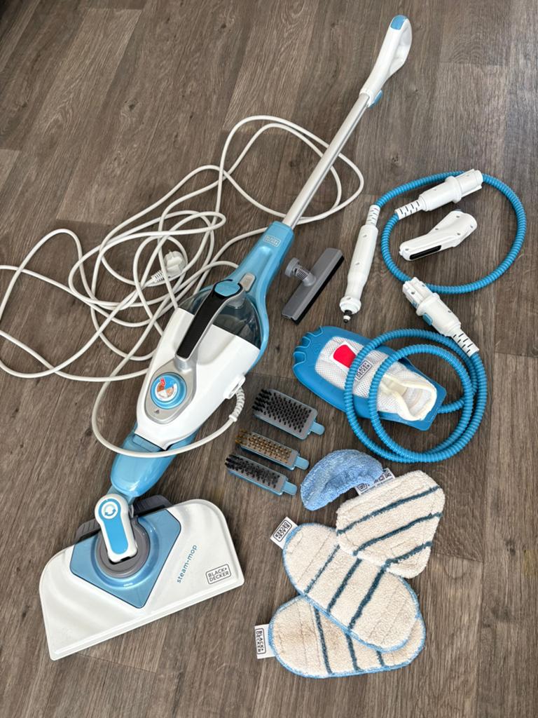 BLACK+DECKER 13-in-1 Steam-mop met SteaMit - Zgan, Witgoed en Apparatuur, Stoomapparaten, Ophalen, Zo goed als nieuw, Stoomreiniger