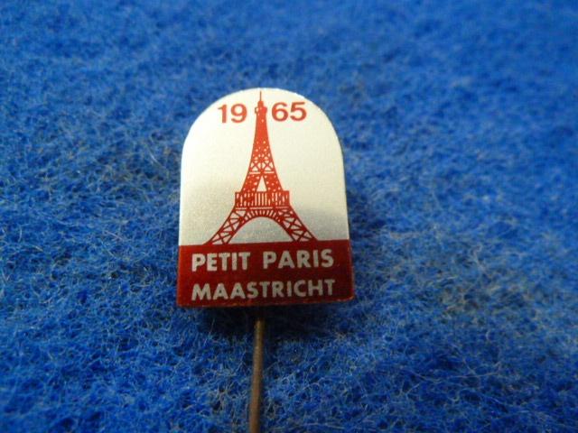 Speldje 1965 Petit Paris Maastricht, Ophalen of Verzenden, Zo goed als nieuw, Overige onderwerpen