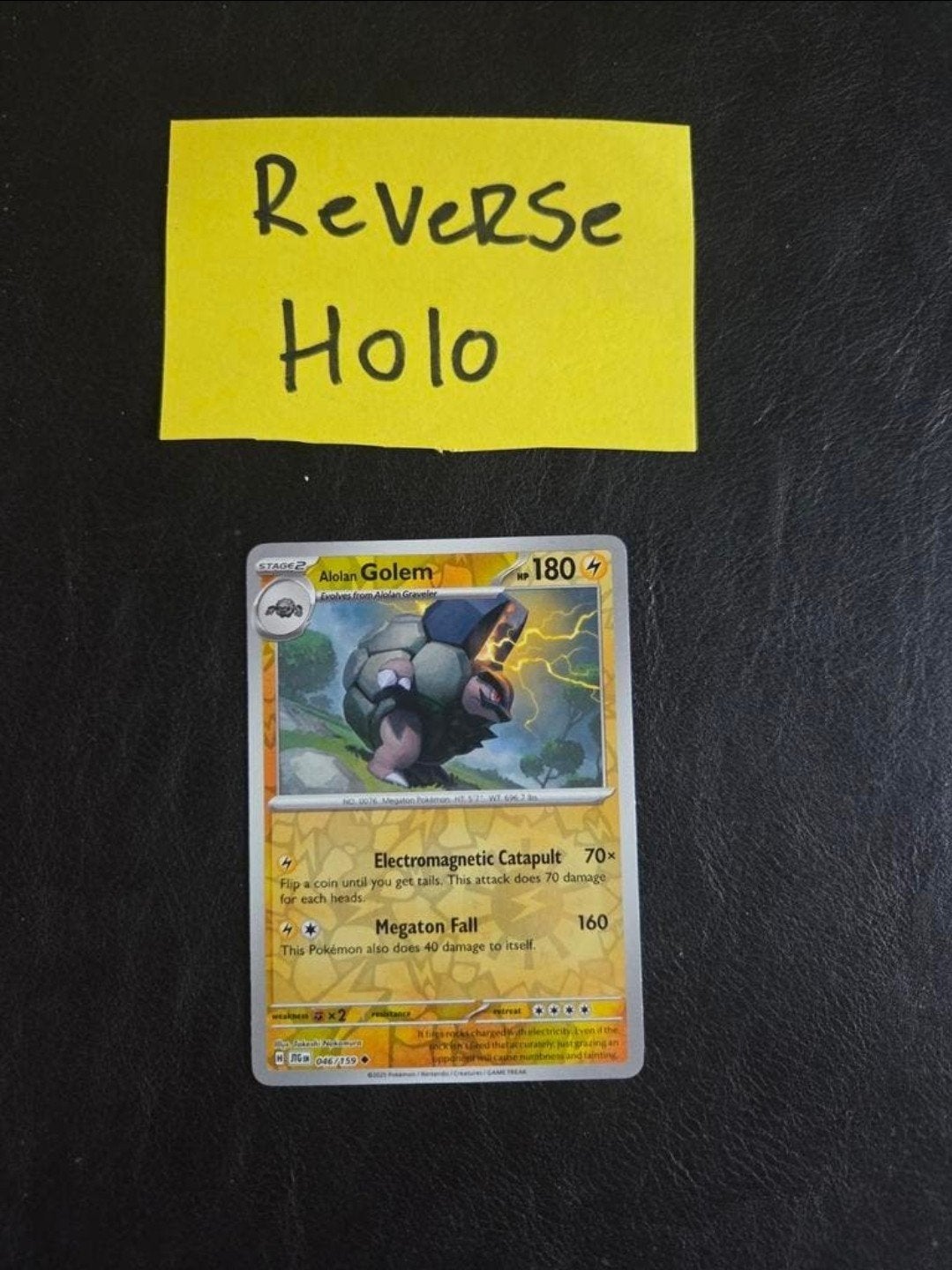 Alolan golem 046/159 Journey togheter, Ophalen of Verzenden, Zo goed als nieuw