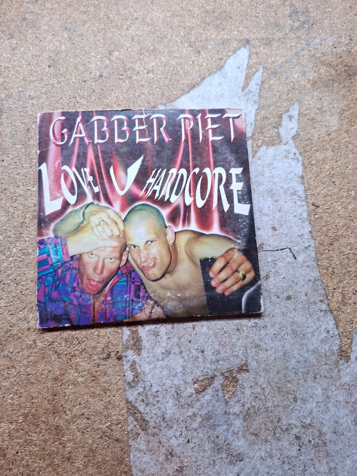 Gabber Piet - Love U Hardcore CD Single, Ophalen of Verzenden, Gebruikt, Hardcore, Single