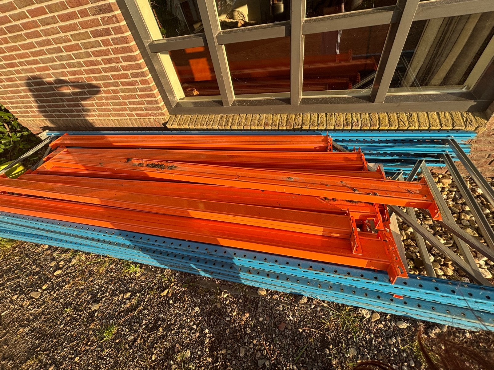 Pallet stelling, Ophalen, Zo goed als nieuw, IJzer