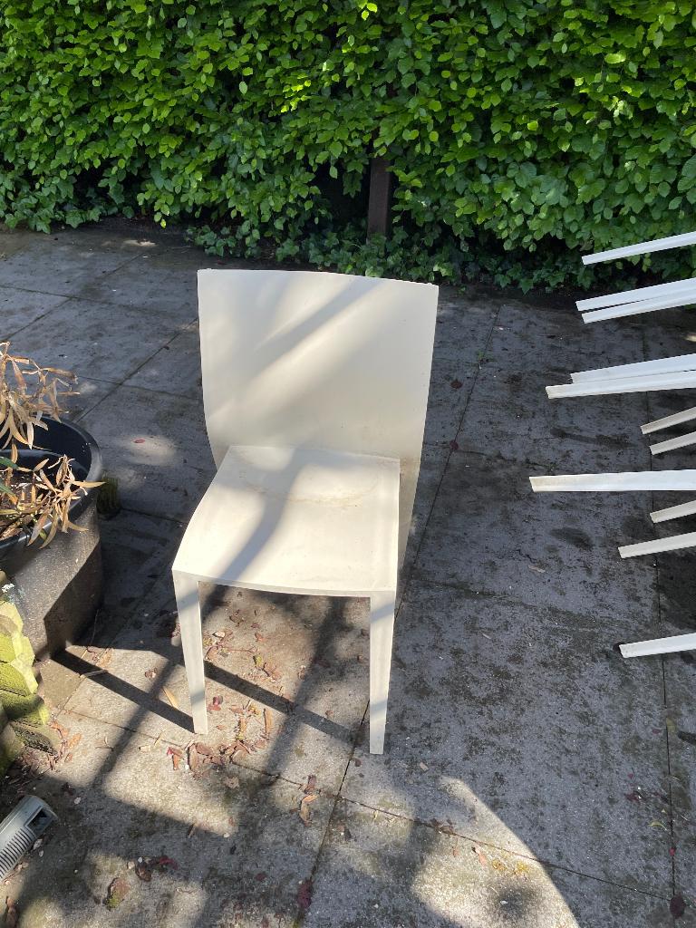 Tuinstoelen, Tuin en Terras, Tuinstoelen, Ophalen, Gebruikt, Kunststof, Stapelbaar
