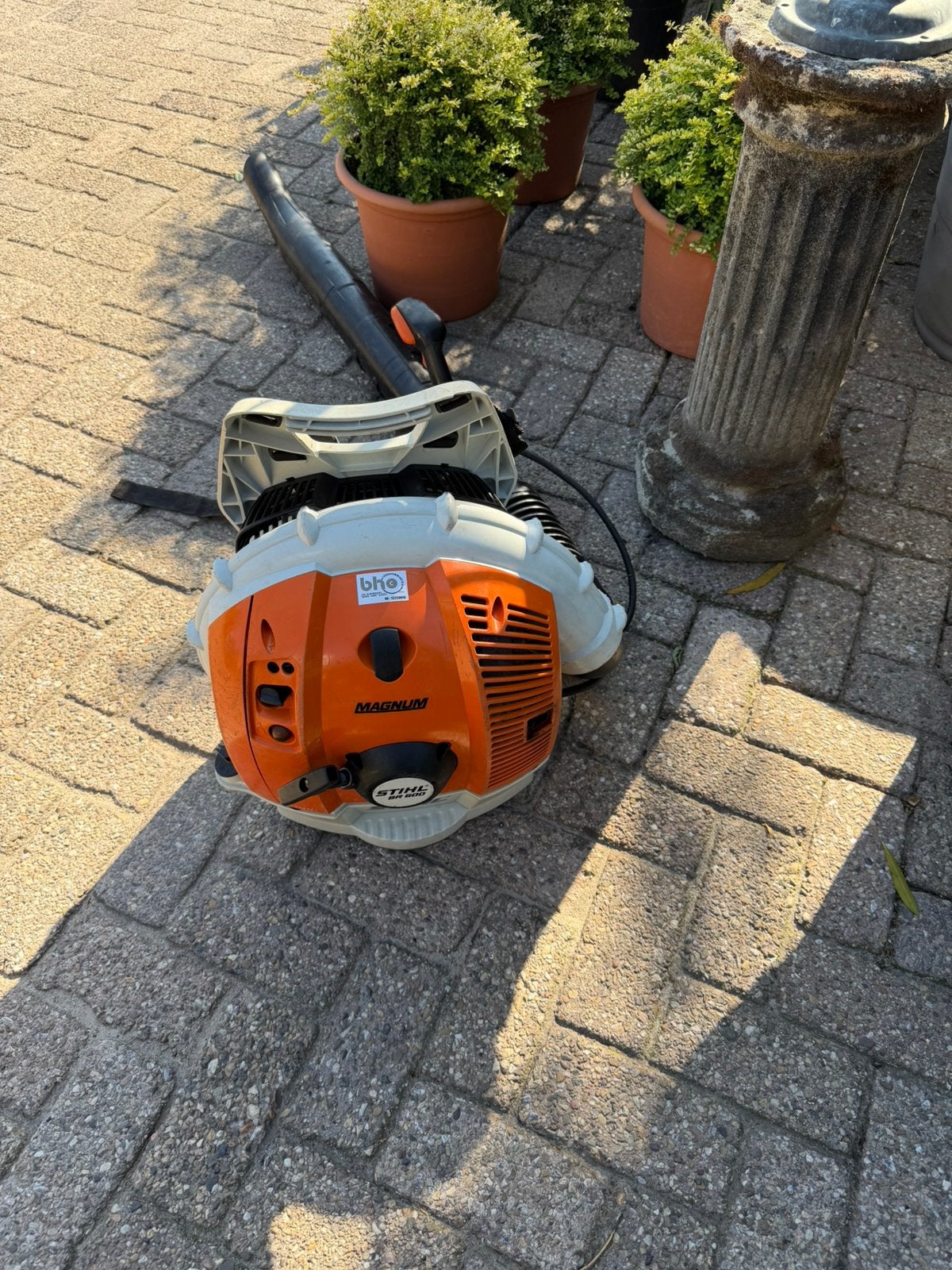 Stihl br600 magnum bladblazer, Ophalen, Zo goed als nieuw, Benzine