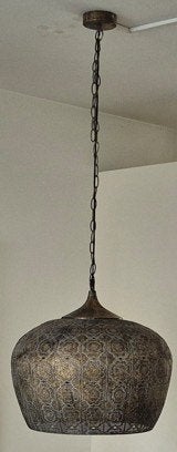 Hanglamp Oosterse stijl Emine, Huis en Inrichting, Ophalen, Zo goed als nieuw, Metaal, E27 (groot)