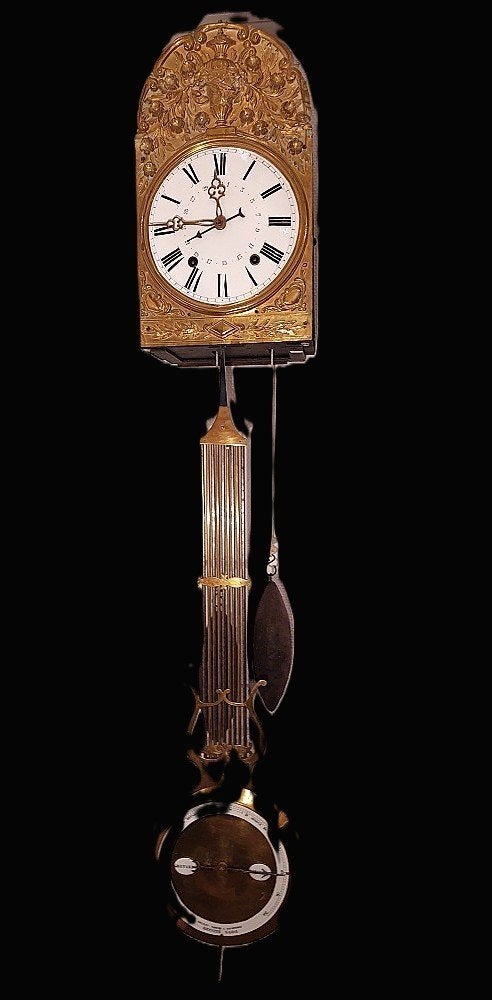 Antieke Comtoise harpslinger, Ophalen