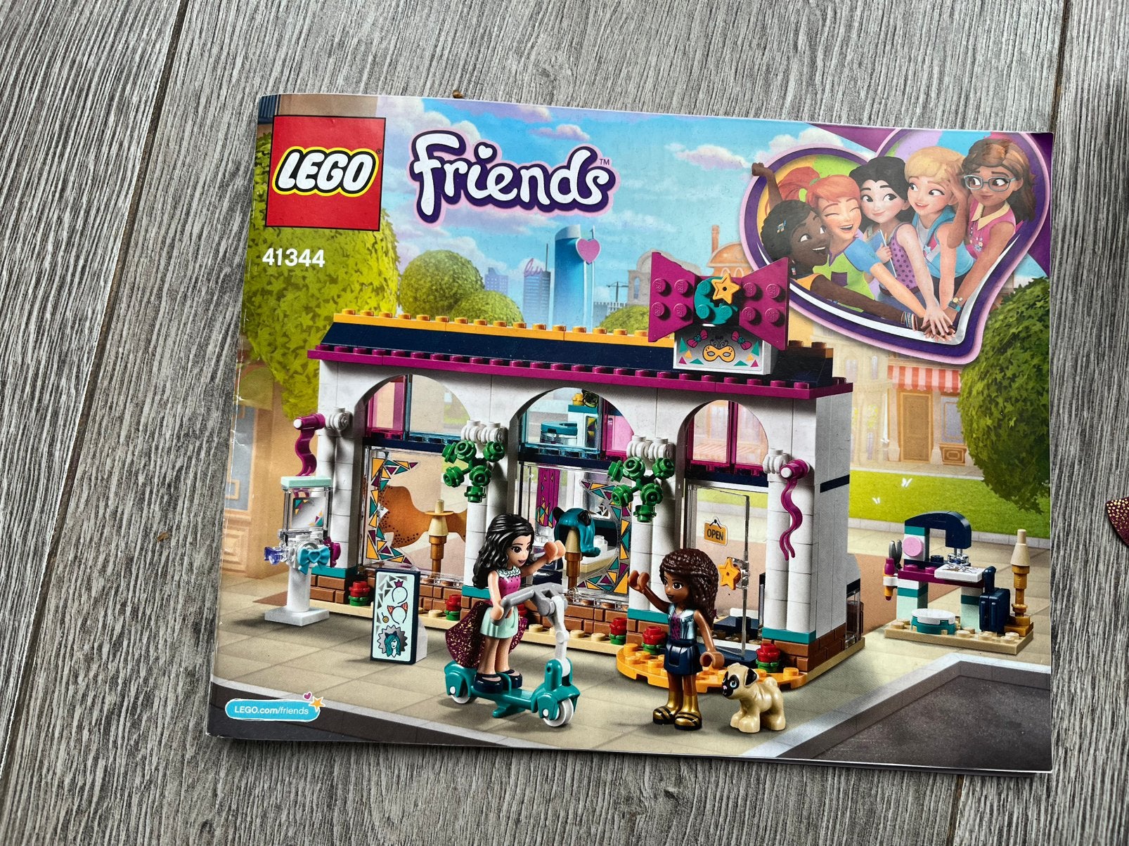 Lego friends 41344 andrea’s accessoire winkel, Ophalen of Verzenden, Zo goed als nieuw