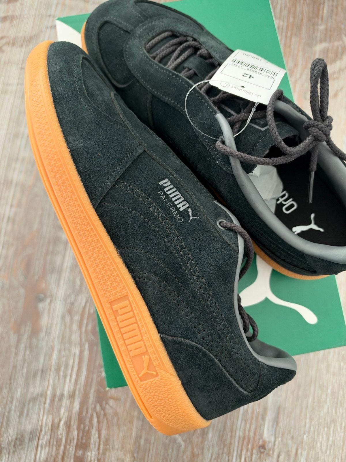 Puma Palermo Sneakers Zwart - Maat 42, Ophalen of Verzenden, Nieuw, Zwart, Sneakers of Gympen