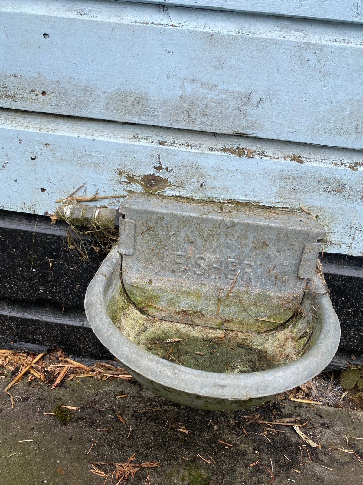 3x Drinkbak met wateraansluiting