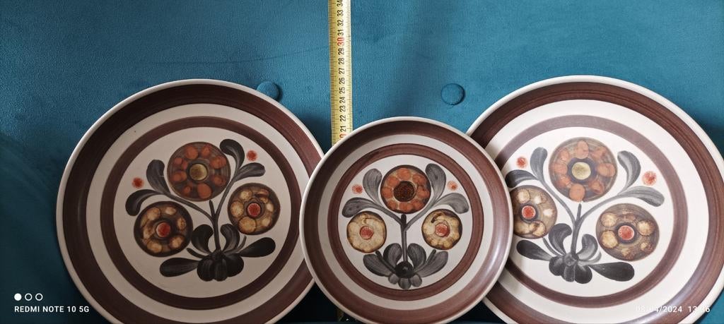 Vintage Denby Mayflower Borden - Set van 3, Ophalen of Verzenden