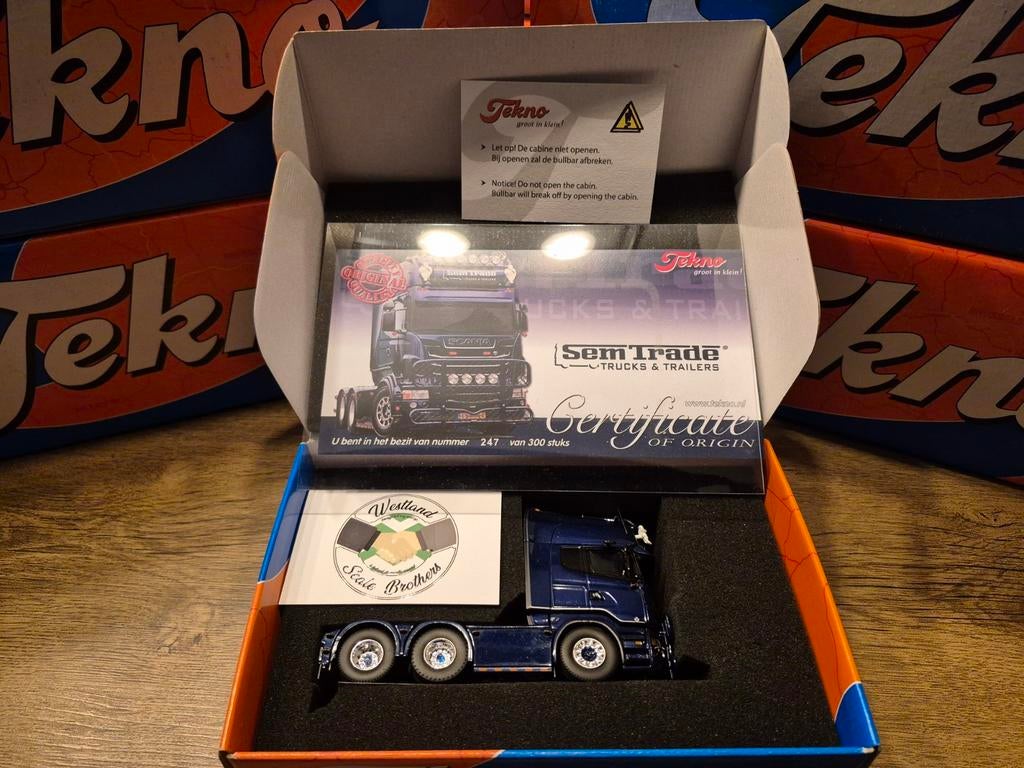 Tekno Scania Semtrade model, Ophalen of Verzenden, Nieuw, Bus of Vrachtwagen, Tekno